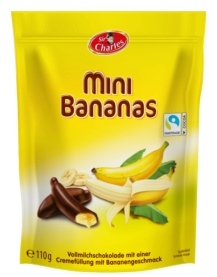 Banánky mini v čokoládě 110 g