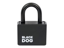 Zámek visací ocelový RV.BLACKDOG.30 černý 5 ks klíčů (balení 12 ks)