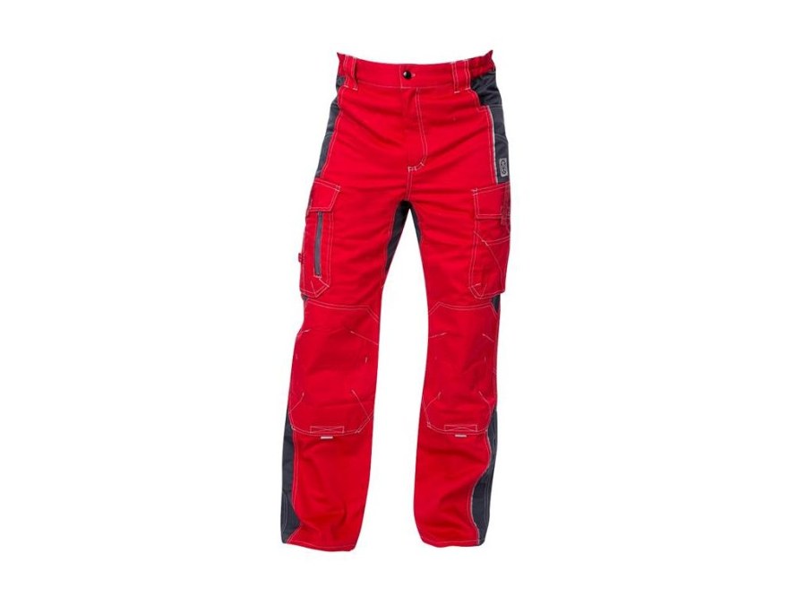 Kalhoty ARDON VISION červené vel. 60 - Pomůcky ochranné a úklidové Pomůcky ochranné Oděvy, bundy, kalhoty, obleky