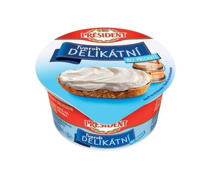 Tvaroh PRÉSIDENT delikátní, natur 125 g Tvaroh PRÉSIDENT delikátní, natur 125 g - Delikatesy, dárky Ostatní delikatesy