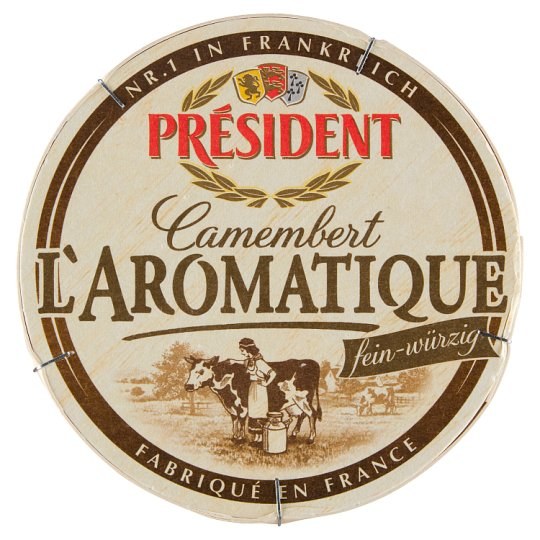 Sýr PRÉSIDENT Camembert Aromatique 250 g - Delikatesy, dárky Ostatní