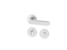 Kování rozetové ORGANIC-R klika/klika WC matný chrom