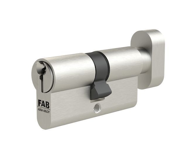 Vložka cylindrická s knoflíkem FAB 1.02/DNm 30+35K 3 klíče nikl matný - Vložky,zámky,klíče,frézky Vložky cylindrické Vložky bezpečnostní
