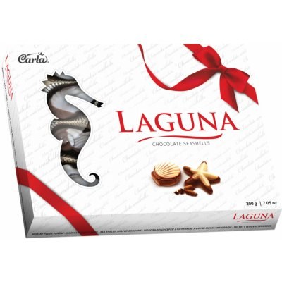 Bonboniera Laguna - čokoládové bonbony s lískooříškovou náplní, 200 g - Delikatesy, dárky Delikatesy