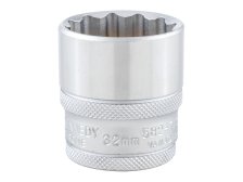 Hlavice nástrčná 12-hranná 1/2" metrická 33 mm