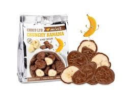 Banán mrazem sušený v mléčné čokoládě 70 g MIXIT (do kapsy) - Delikatesy, dárky Delikatesy