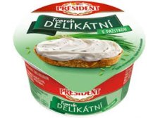 Tvaroh PRÉSIDENT delikátní, pažitka 125 g