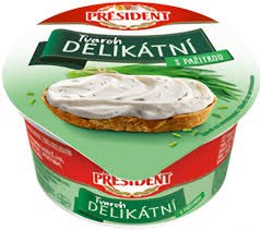 Tvaroh PRÉSIDENT delikátní, pažitka 125 g Tvaroh PRÉSIDENT delikátní, pažitka 125 g - Delikatesy, dárky Ostatní delikatesy