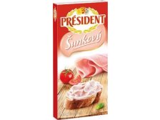Sýr PRÉSIDENT tavený se šunkou 150 g