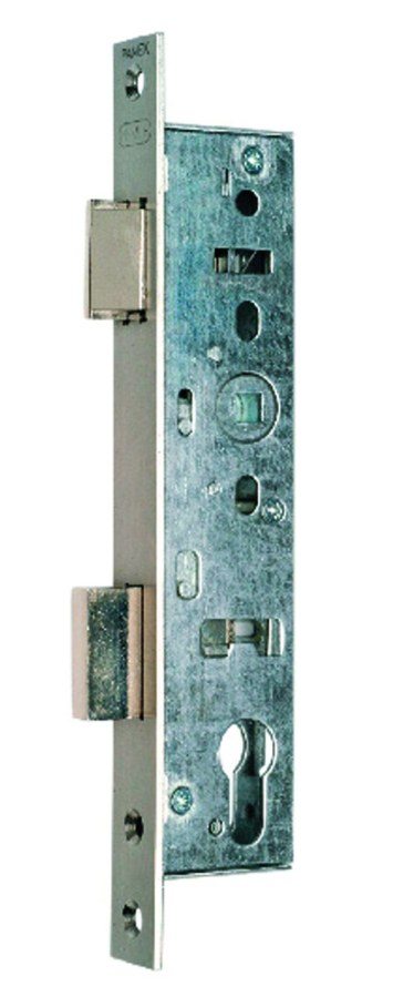 Zámek zadlabací 9600/08/35 mm, vložka, úzký NEMEF - Vložky,zámky,klíče,frézky Zámky zadlabací, přísl. Zámky zadlabací dveřní