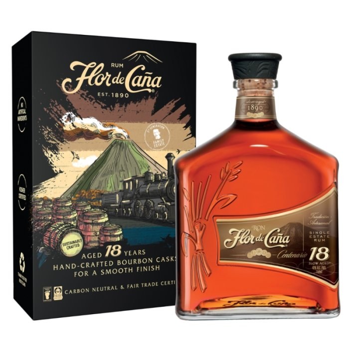 Rum Flor de Cana Centenario Single Estate 18yo Legacy Edition 1 l, alk. 40% dárkové balení - Whisky, destiláty, likéry Rum