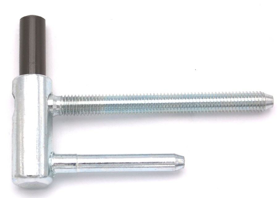 Závěs dveřní 80/10 SD spodní díl, pravo-levý, M8 x 80 PH, zinek modrý ~ (balení 50 ks) - Kliky, okenní a dveřní kování, panty Závěsy (panty) Závěsy dveřní