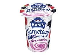 Jogurt smetanový malina a ostružina 150 g KUNÍN - Delikatesy, dárky Ostatní