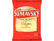 Sýr Šumavský Eidam 30% strouhaný 100 g