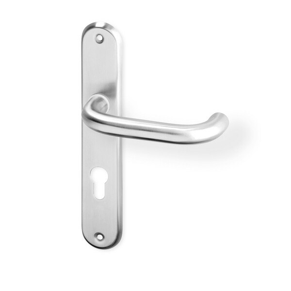 Kování interiérové UNA OV ECO klika/klika 90 mm vložka nerez Kování interiérové UNA OV ECO klika/klika 90 mm vložka nerez - Kliky, okenní a dveřní kování, panty Kování dveřní Kování dveřní mezip. chrom, nikl, nerez