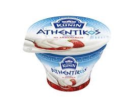 Jogurt řeckého typu Athentikos jahoda 140 g KUNÍN