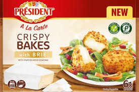 Výrobek sýrový CRISPY BAKES se sýrem brie a mozazzarellou pro tepelnou úpravu Výrobek sýrový CRISPY BAKES se sýrem brie a mozazzarellou pro tepelnou úpravu - Delikatesy, dárky Ostatní delikatesy