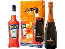 Aperol Bitter 11 % 0,7 l + Cinzano ToSpritz 0,75 l 11,5% Pack
