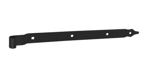 Závěs pásový odsazený ZPK 500 d 13 mm c 500 x 11 x 35 x 4 mm černý - Kliky, okenní a dveřní kování, panty Závěsy (panty) Závěsy vratové