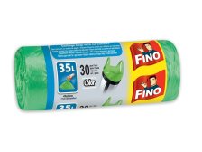 Pytle na odpadky FINO s uchem 35 l role=30 ks Color zelené (balení 28 rolí)