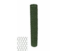 Pletivo chovatelské šestihranné poplastované (Zn + PVC) 16 mm - výška 100 cm, role 25 m
