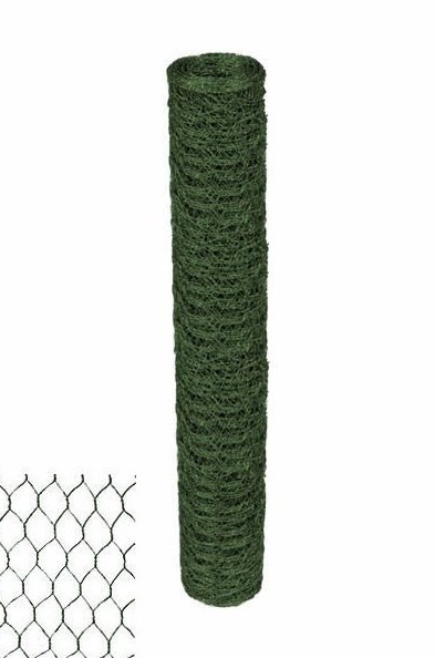 Pletivo chovatelské šestihranné poplastované (Zn + PVC) 20 mm - výška 100 cm, role 25 m Pletivo chovatelské šestihranné poplastované (Zn + PVC) 20 mm - výška 100 cm, role 25 m - Vybavení pro dům a domácnost Ploty, pletivo, sloupky, vzpěry, pří