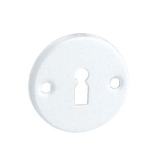 Rozeta R klíč 54 mm bílá - Kliky, okenní a dveřní kování, panty Kování dveřní Kování dveřní rozety, kličky