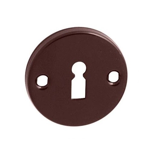 Rozeta R klíč 54 mm hnědá - Kliky, okenní a dveřní kování, panty Kování dveřní Kování dveřní rozety, kličky
