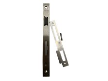 Zámek zadlabací EURO 85/40 backset (dorn) 25 mm čelo 22 mm ořech 8x8 mm P-L