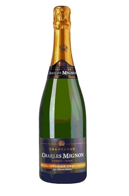 Víno Champagne Charles Mignon - Premium Reserve Brut 1er CRU 1,5 l - Vína šumivá Růžové Brut