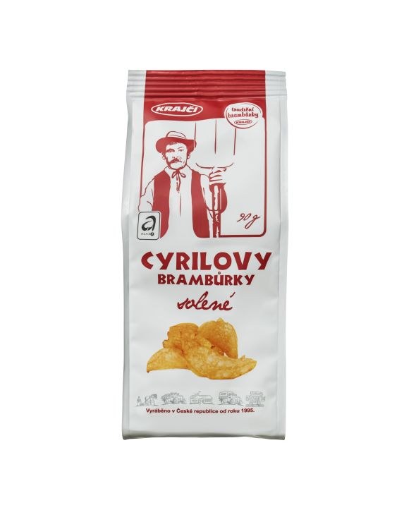 Brambůrky Cyrilovy PREMIUM solené 90 g (P106) - Delikatesy, dárky Delikatesy