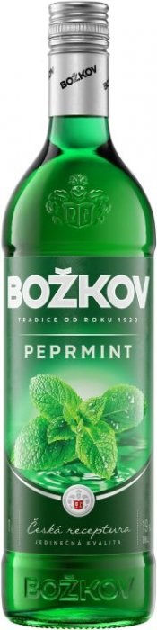 Peprmint Božkov 19% 1 l - Whisky, destiláty, likéry Likér