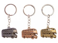 Klíčenka-přívěsek Bus Londýn 37x25mm, kov