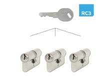 Vložka bezpečnostní EURO SECURE ES.30/35.NI.SET3 sada 3ks vložek na SU trio + 9 ks klíčů
