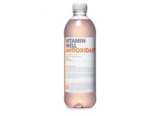 Nápoj vitamínový Vitamin Well Hydrate rebarbora+jahoda, vitamín C + D, zinek+biotin 500 ml