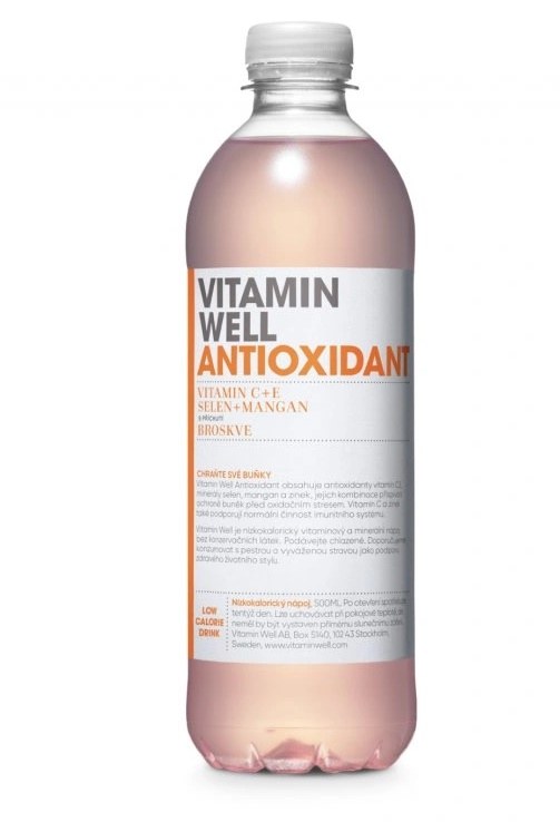 Nápoj vitamínový Vitamin Well Hydrate rebarbora+jahoda, vitamín C + D, zinek+biotin 500 ml Nápoj vitamínový Vitamin Well Hydrate rebarbora+jahoda, vitamín C + D, zinek+biotin 500 ml - Delikatesy, dárky Káva, čaj, nealkoholické nápoje