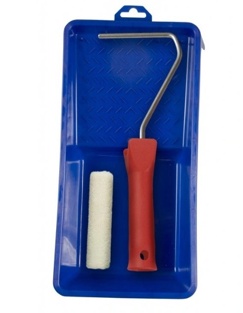 Váleček Velur 100 mm s držadlem+vanou souprava Váleček Velur 100 mm s držadlem+vanou souprava - Vybavení pro dům a domácnost Pomůcky malířské a natěračské Válečky, síta, držadla