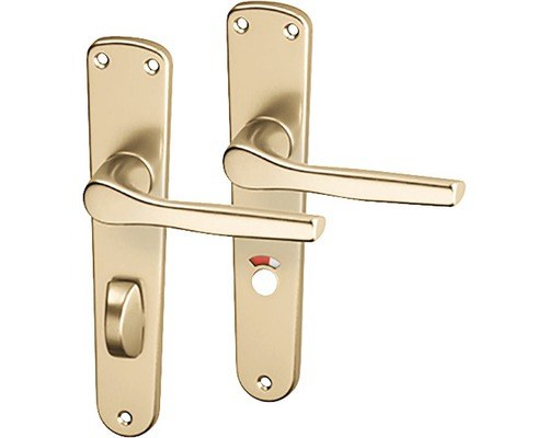 Kování interiérové MONET HR WC klika/klika 72 mm vložka bronzový elox F4 Kování interiérové MONET HR WC klika/klika 72 mm vložka bronzový elox F4 - Kliky, okenní a dveřní kování, panty Kování dveřní Kování dveřní mezip. hliník, bez PÚ, F1, F4, F9