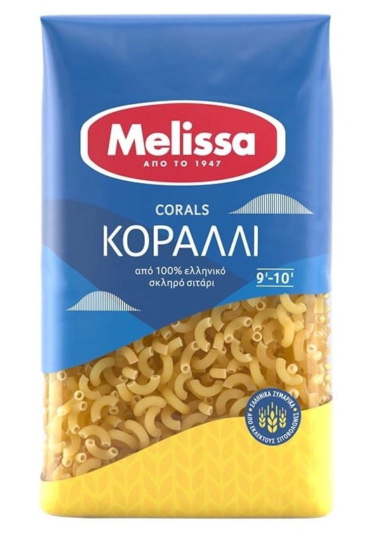 Těstoviny řecké mini kolínka 500 g KORALLI - Delikatesy, dárky Delikatesy