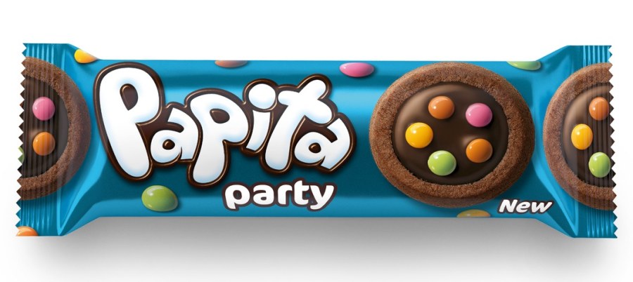 Sušenka party tmavá Papita 63 g - Delikatesy, dárky Čokolády, bonbony, sladkosti