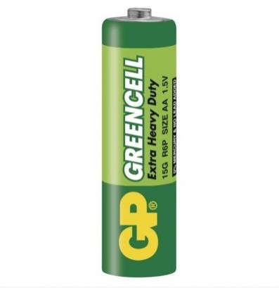 Baterie zinková B1220F GP GREENCELL AA (balení 12 ks)