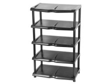 Regál Racks RAW5T, 1630x720x340 mm, max. 50 kg/1 polici, 5 polic, kovový,