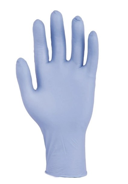 Rukavice jednorázové SEMPERGUARD®Comfort velikost 7 nepudrované modré - Pomůcky ochranné a úklidové Pomůcky ochranné Rukavice pracovní