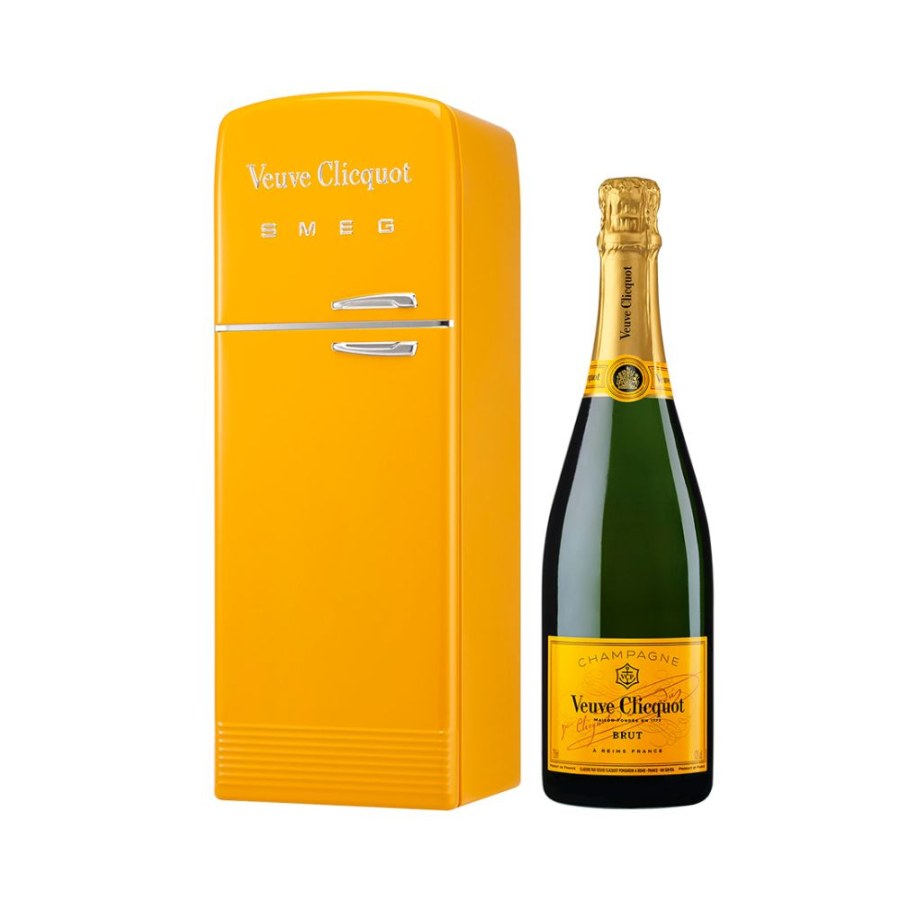 Šampus Veuve Clicquot Brut Yellow Label 0,75 l, obal lednice C6 - Vína šumivá Bílé Brut