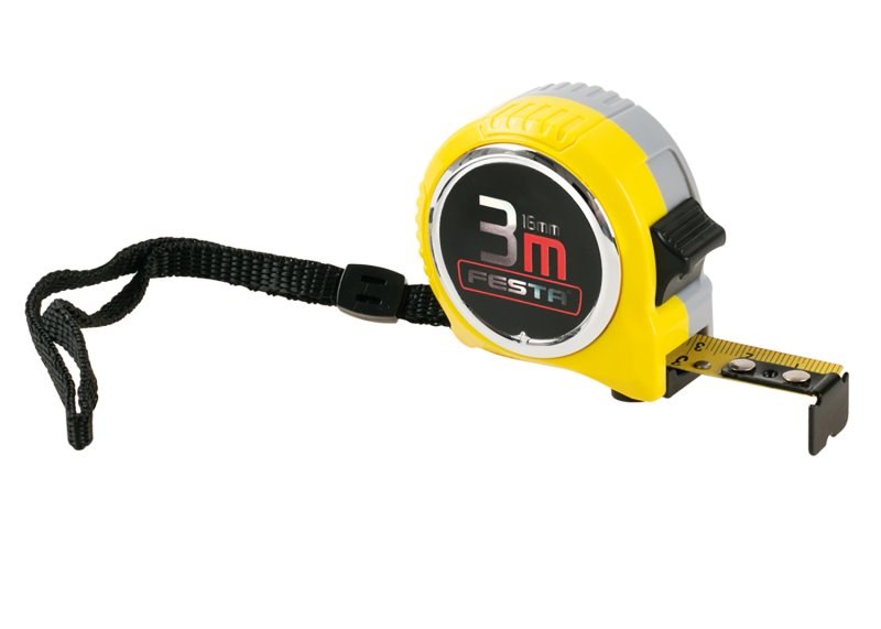 Metr svinovací FESTA 3 m x 16 mm Compact Metr svinovací FESTA 3 m x 16 mm Compact - Nářadí ruční a elektrické, měřidla Měřidla Metry svinovací