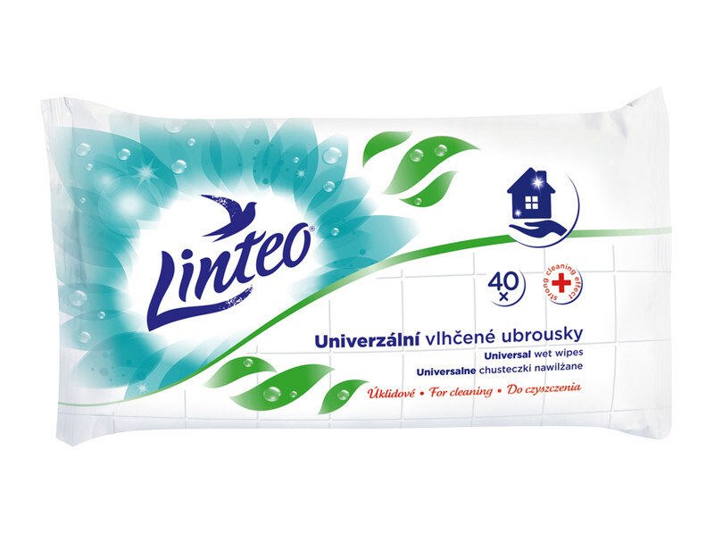 Ubrousky vlhčené univerzální 40ks LINTEO - Mazací, pneu a PB technika Autopříslušenství, autokosmetika