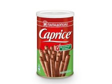 Trubičky plněné caprice 250 g o 30% méně cukru