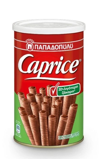 Trubičky plněné caprice 250 g o 30% méně cukru - Delikatesy, dárky Čokolády, bonbony, sladkosti