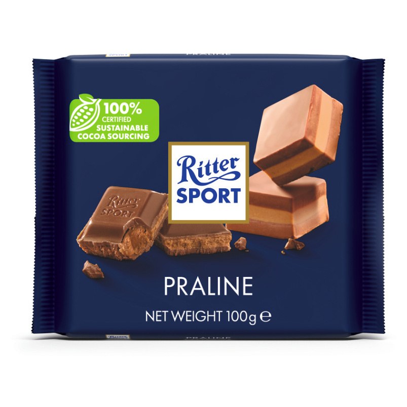 Čokoláda mléčná nugát Ritter 100 g Čokoláda mléčná nugát Ritter 100 g - Delikatesy, dárky Čokolády, bonbony, sladkosti