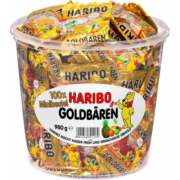 Bonbony želé medvídci v mini sáčcích Haribo - Delikatesy, dárky Čokolády, bonbony, sladkosti